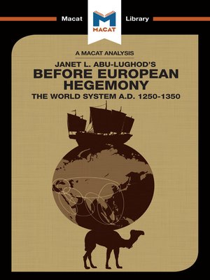 cover image of A Macat Analysis of Before European Hegemony